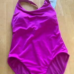 Athleta Fuchsia One-Piece Swimsuit